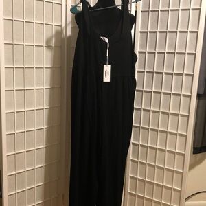 Petal & Pup Black Sleeveless Wide-Leg Jumpsuit